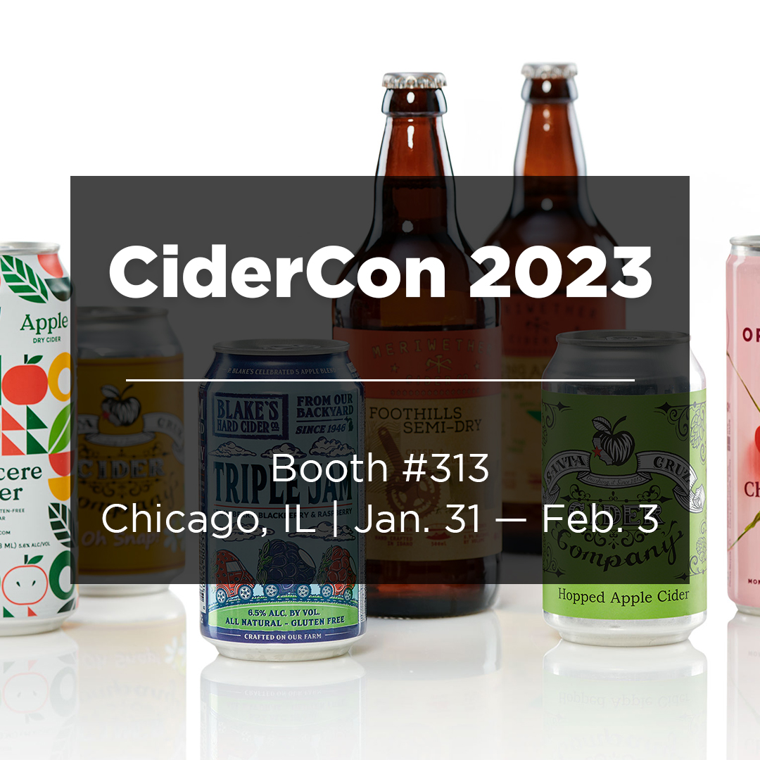 GamerPackaging's tweet image. Come see us at CiderCon! You can find our team at booth #313, where we&apos;ll have plenty of custom and stock packaging solutions for you to check out. #CiderCon2023 #CiderPackaging #BeveragePackaging