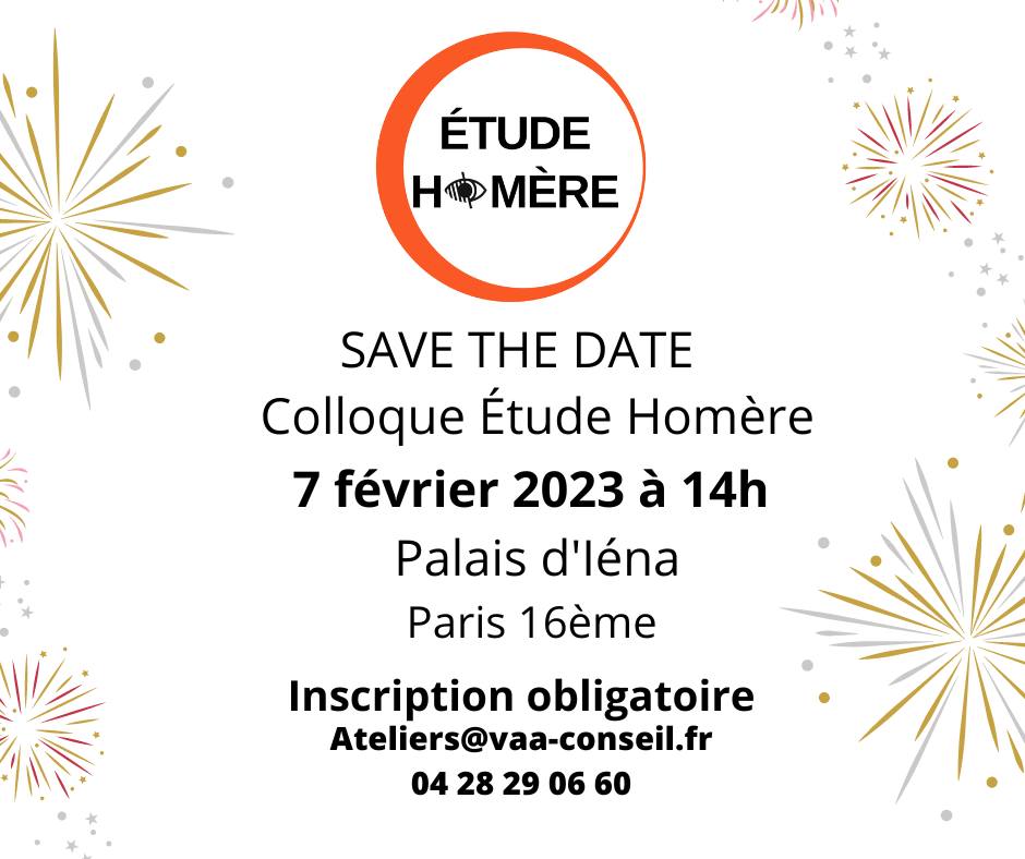 🔔Notez sur votre agenda le 7 février pour assister au #colloque de #restitution des #résultats de l'étude #Homère,  lancée auprès personnes #aveugles et #malvoyants en février 2021.
#etudehomère #handicap #Aveugle #malvoyant