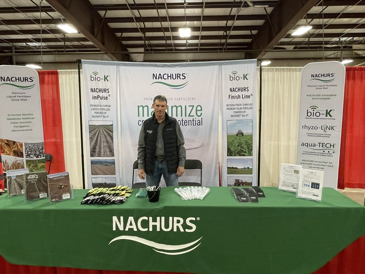 WayneBeckerw's tweet photo. Agrifest 2023 is underway in Enid Oklahoma today and tomorrow. Come out to visit the Nachurs booth to discuss ways to improve your crops this year. Look for us in booth E 63! https://t.co/Xh5ovtYYGu