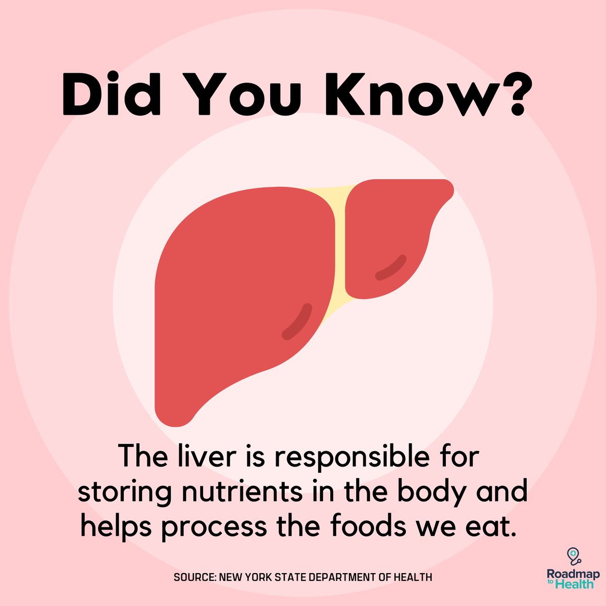 R2H_NY's tweet photo. Approximately 2,200 people are diagnosed with #livercancer in NY each year. Without your #liver, you can't store and filter the nutrients your body needs! Tap the link from @healthnygov to learn more about liver cancer and its potential risk factors here: https://t.co/NCYUN7iCkS https://t.co/4dGVy3ybzN