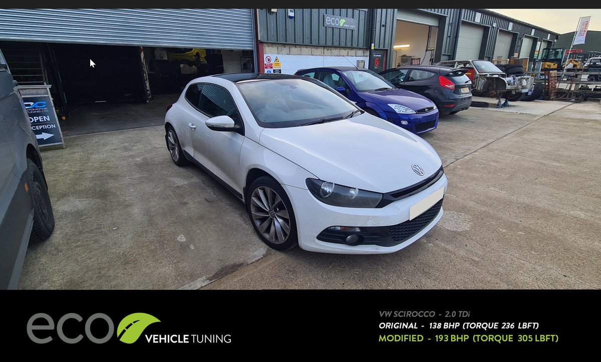 EcoVehicleTunin's tweet photo. Another VW up, for tuning and dyno to end the week.....

Volkswagen Scirocco 2.0 TDi (2012) - Developed 138 to 193 bhp with torque 236 to 305 Lbft.

https://t.co/lnAwM1SI34 https://t.co/ZIyJy1JKwy