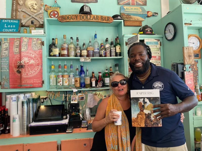 juniperrag's tweet photo. Delivering a @juniperrag to photographer Leon Miller @soggydollarbar on Jost Van Dyke. Will work for #painkillers! #soggy #bvi #caribbeantravel #Travel #travelphotography https://t.co/Em3jcPVifx