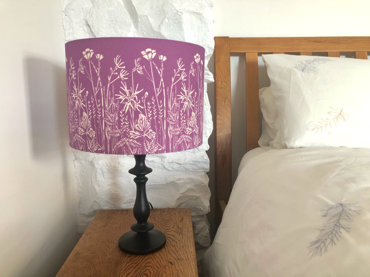islayprints's tweet photo. Excited to launch our new handmade lampshades. Our bespoke #organic fabric uses our popular Wet Meadow linoprint. Enjoy a flowering #meadow in your home year round.
#botanicalinteriors #countryliving #HandmadeHour #memadeshade #lampshade #WILDFLOWER #islay https://t.co/OBKGn6BgxB