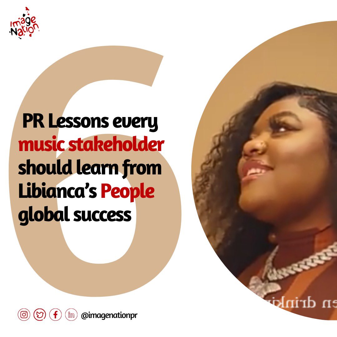 santherlabelle's tweet photo. #INsights #TalkingPR 

I know for a fact that everytime you go on instagram or TikTok, 9 times out of 10 you’ll hear People by @iamlibianca 

@ImageNationPR decided to share some lessons with Music stakeholders esp our Cameroonian stakeholders on how they can achieve this success https://t.co/KVwhZFCIyF