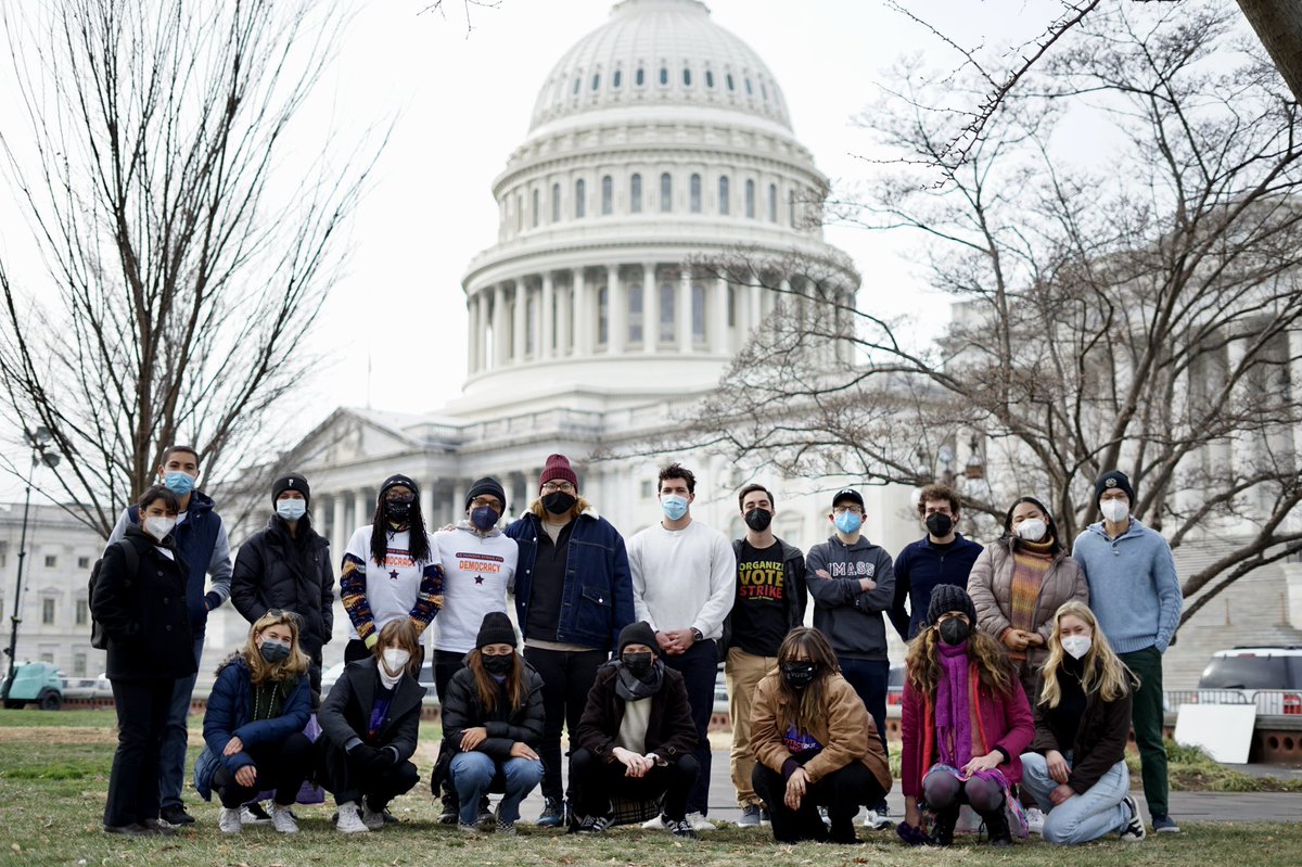 LetsUnpac's tweet image. One year ago today, we began our second #HungerStrike4Democracy to highlight the urgency of passing the Freedom to Vote Act. The bill ultimately didn’t pass, but we showed our politicians that our generation won’t stop fighting until we get the change WE need.