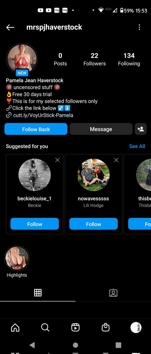 emsblokedan's tweet photo. @MrsPJHaverstock just had this appear in my IG. Is it legit, is it even you? Thought I'd check in case you're being catfished. Can't be too careful these days. Best wishes 😊 https://t.co/PW79KRfXGt