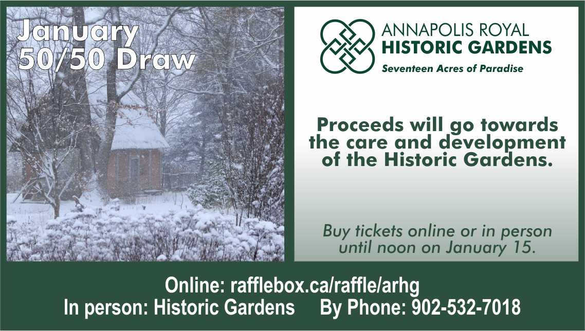 Give the Gardens a little January boost, and grab some tickets. Deadline noon Jan 15.
rafflebox.ca/raffle/arhg