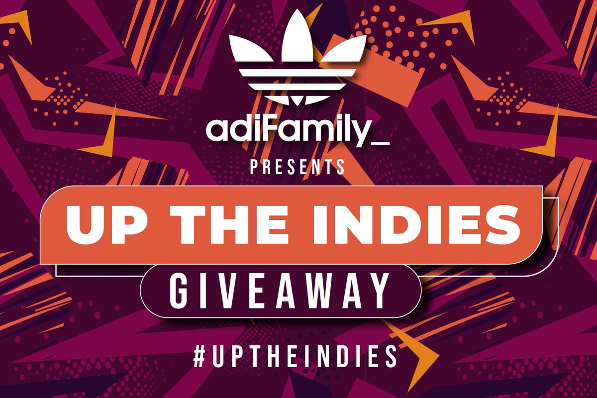 20k adiFamily_ Up The Indies GIVEAWAY The entire prize is listed below in the thread & is worth over a thousand pounds, winner takes all. Random generator will pick the winner on Sunday at 7pm To enter, simply follow and retweet THIS tweet Reply with #UpTheIndies GOOD LUCK 🤞🏻