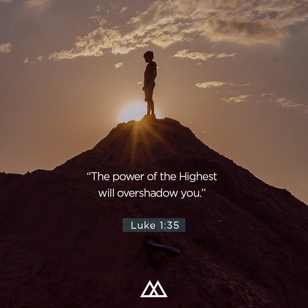 “The power of the Highest will overshadow you.” —Luke 1:35 

#Maranathachapel #bibleverse #devotional #faith #dailybibleverse #dailywisdom #dailyencouragement 
#youversion
