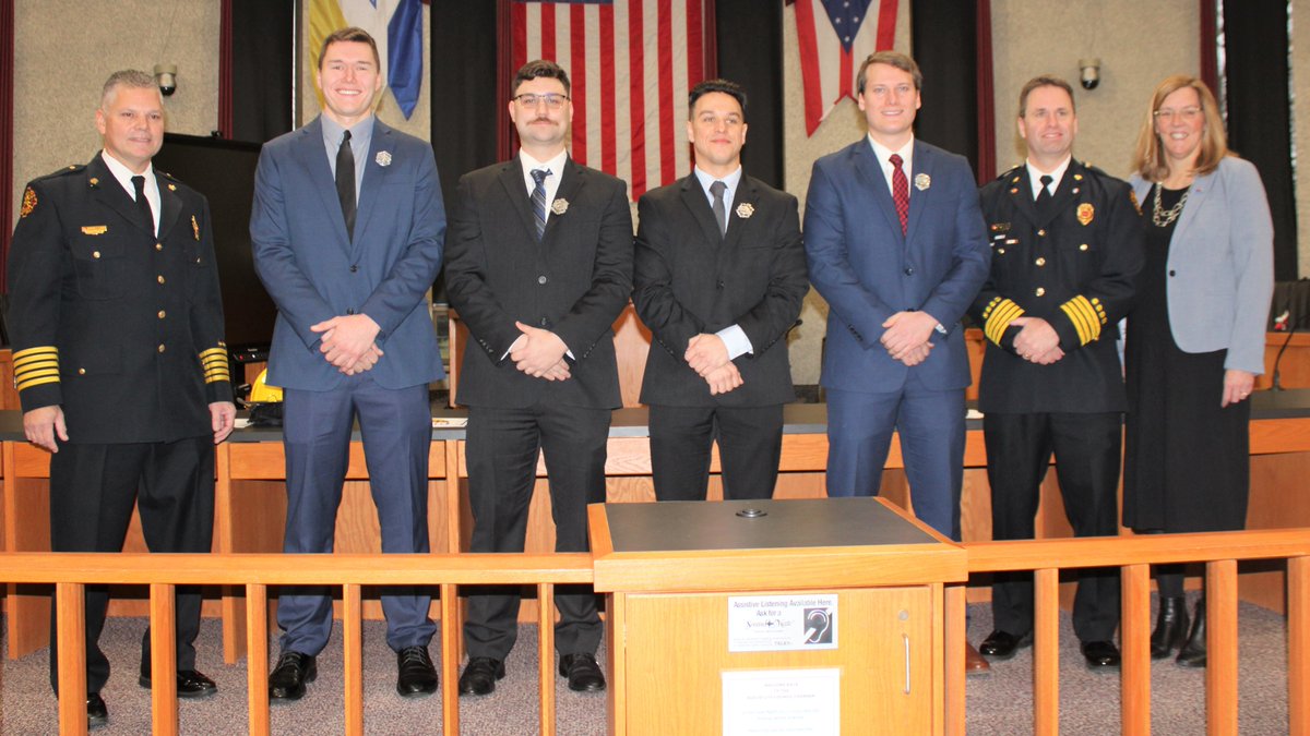 Please welcome <a href="/EuclidFD/">Euclid Fire Dept.</a>'s four newest members! The addition of these new hires bring EFD staffing levels to 85, the highest number of firefighters and EMS workers Euclid has seen since 2002. Welcome to the family gentlemen!
 #OurEuclid #oneeuclid #thisiseuclid #euclidfire