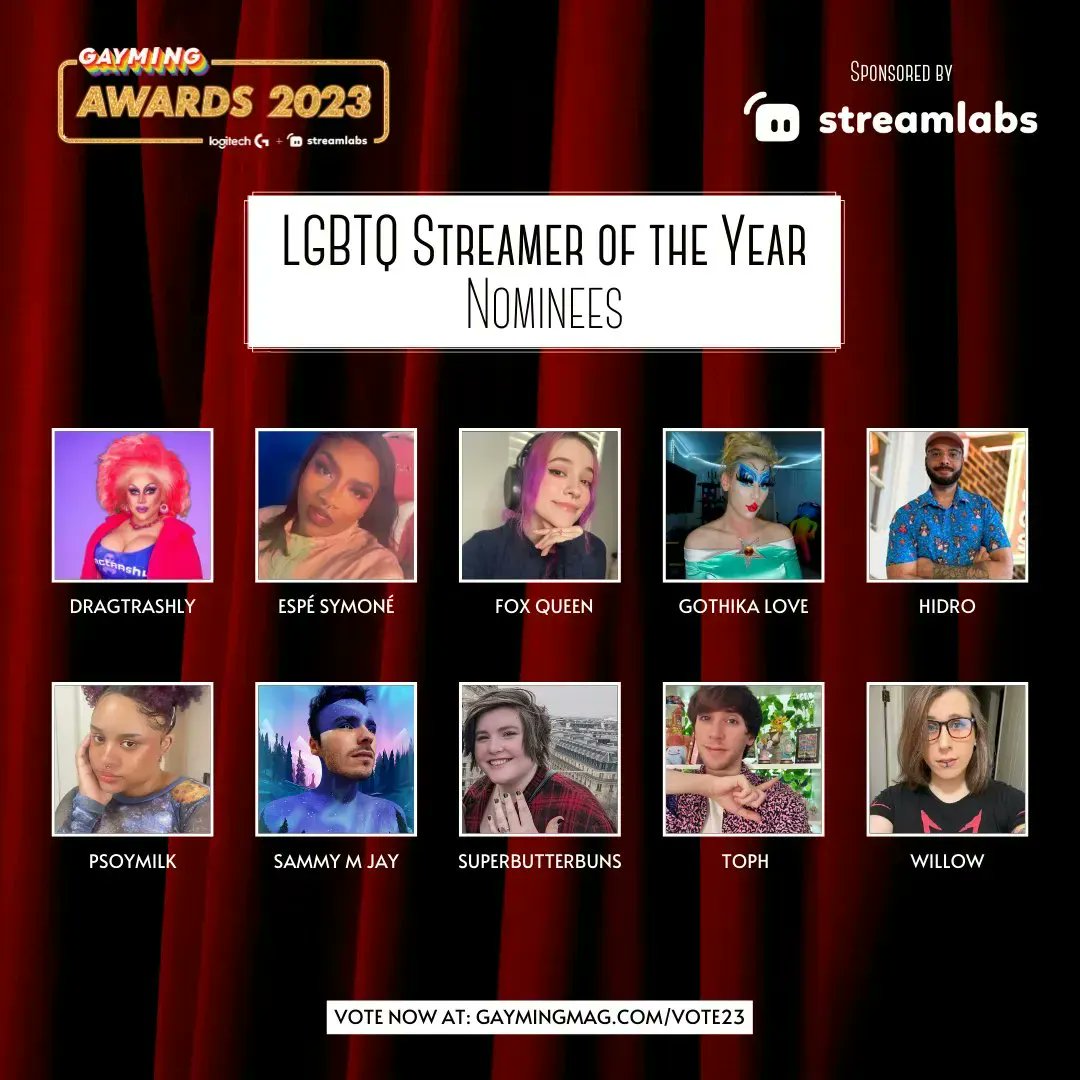 Gayming Awards 2022: LGBTQ Streamer of the Year - Gayming Magazine