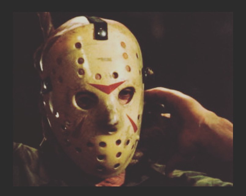 Happy #fridaythe13th 🔪 

Part 3 is one@of my faves. I am old enough I saw t in 3-D in the theater! 👓
