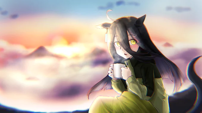 #ウマ娘  #マンハッタンカフェ日 