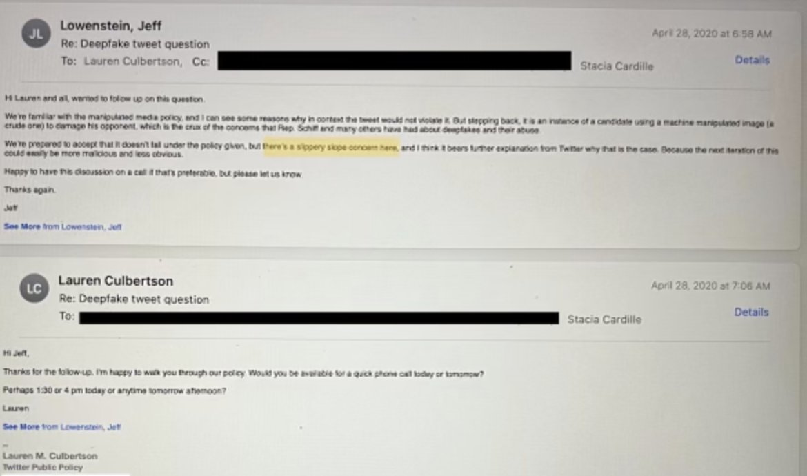 4.Schiff staffer Jeff Lowenstein didn’t give up, claiming there was a “slippery slope concern here.”