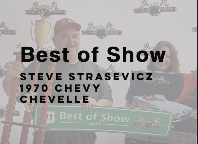 Our 2022 Winner: Best of The show 🏆🏁  

Would you like to win a big trophy like this? Apply in our website to put your car in the competition! You have until January 16th! 🏁