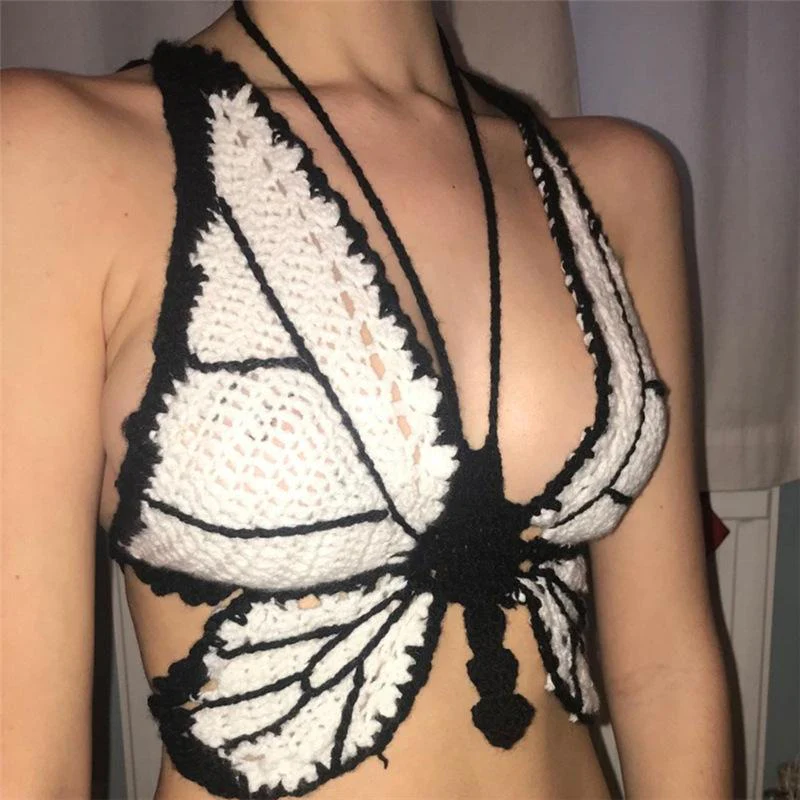 prettiestavenue's tweet photo. butterfly crochet top https://t.co/6y3AxbuXhL