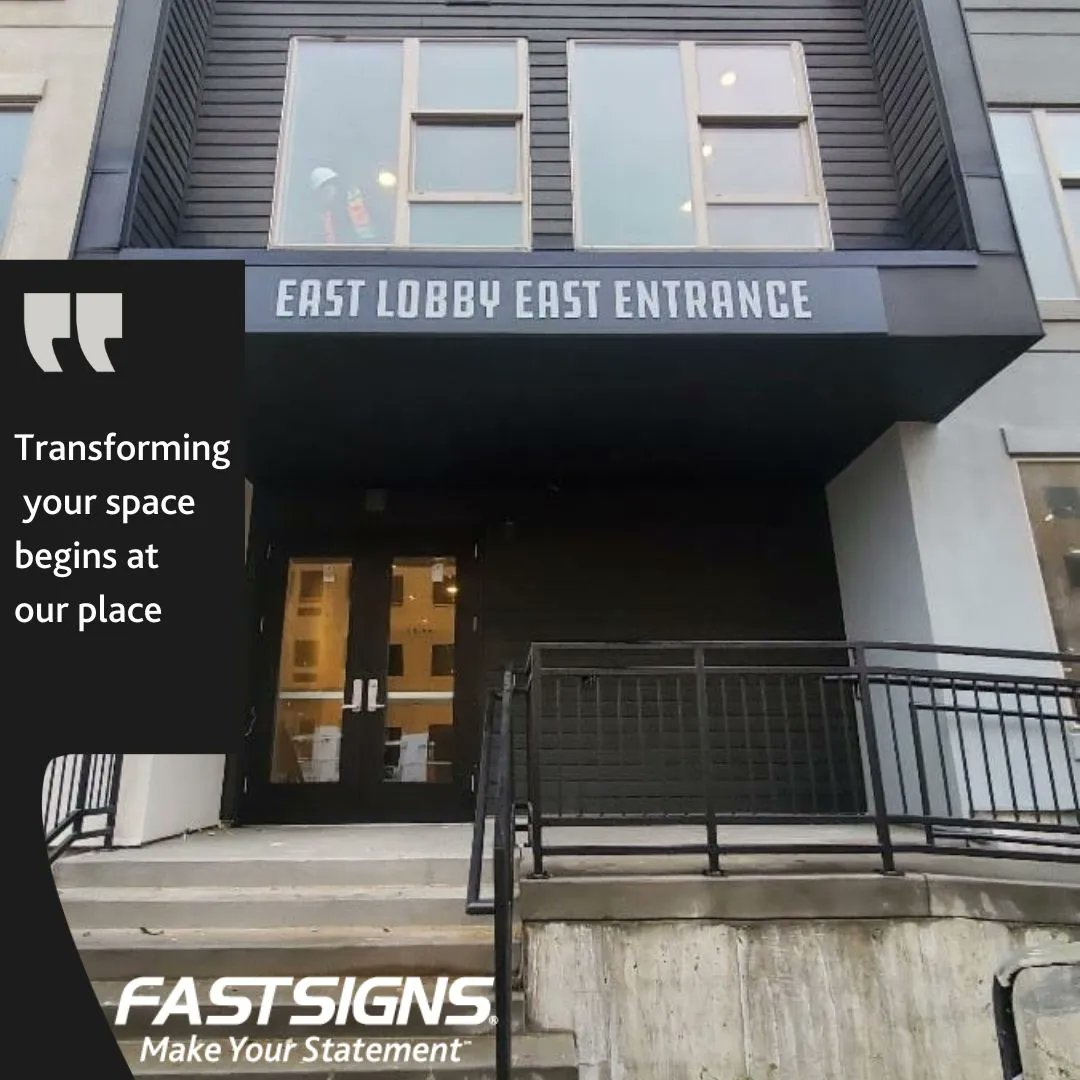 Fastsigns232's tweet image. Let our team at Fastsigns Arvada implement visual solutions to transform your place!  #FastsignsArvada #VisualSolutions #ProjectManagement #RealEstate #PropertyManagement #LuxuryApartment #ExteriorSignage #InteriorSignage
