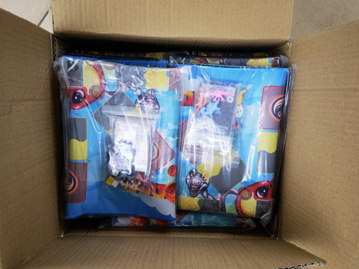 bgstudiosllc's tweet photo. GAMES ARE ON ITS WAY!
Assembly is now done, packed, boxed, palleted, and being shipped as we speak. We can't wait for its arrival! We will update everyone when the games have arrived and start the process of getting the games shipped to everyone. Have an awesome Friday everyone! https://t.co/LVnXK9JY4h