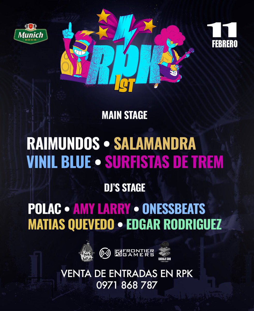 Atracciones confirmadas para nuestro Aniversario 🥳🎉🤩