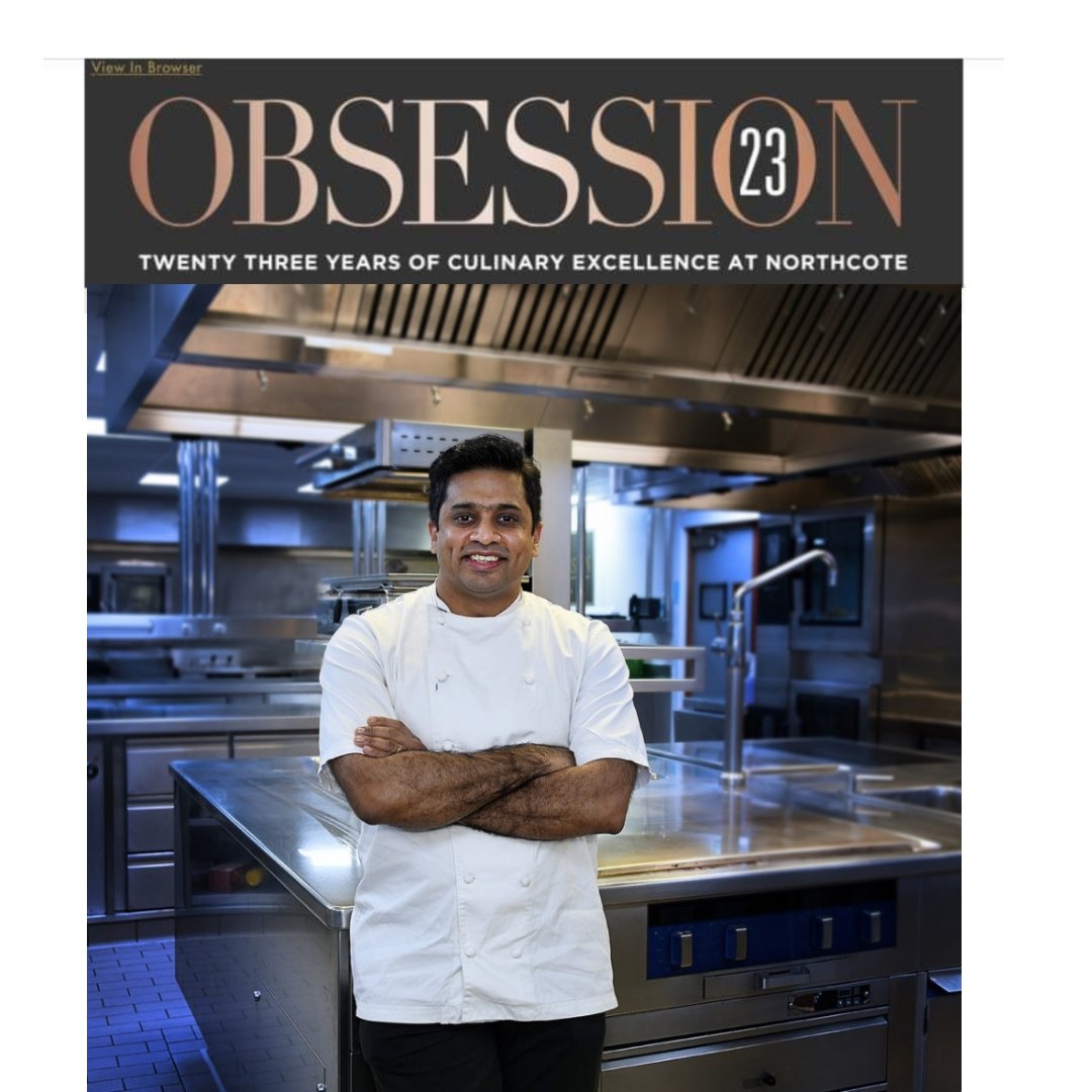 So pleased to announce that my friends @NorthcoteUK @_LisaAllen #teamNorthcote have asked me to cook at #obsession23 on the 1st of February. Thankyou. #hardworkisfun #deliciousjourneys @MichelinGuideUK @AAHospitality @RelaisChateaux @Caterertweets @Craft_Guild @RouxScholarship