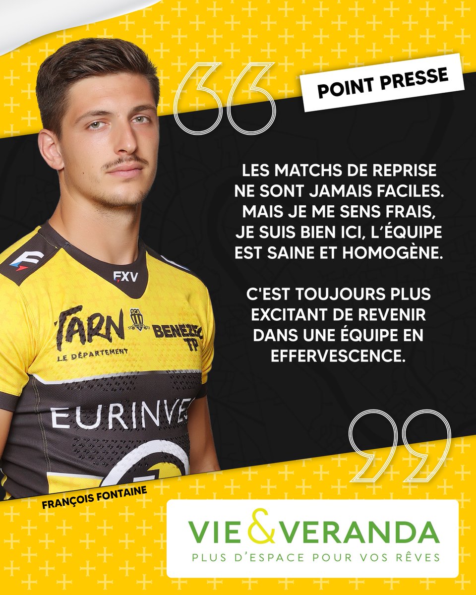 SCA_OFFICIEL's tweet photo. 💬 Point Presse
Retrouvez les propos de François Fontaine et de Mathieu Bonello avant le match de dimanche !
#RECSCA https://t.co/XoeYDXxHzX