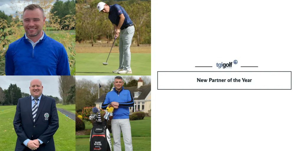 New Partner of the Year #TGIAwards22
Brian Sweeney (Beaverstown), Jordan Gallagher (Baberton), Luke Eggleston (Canons Brook) &amp; Mark Butler (The Mark Butler Golf Academy).