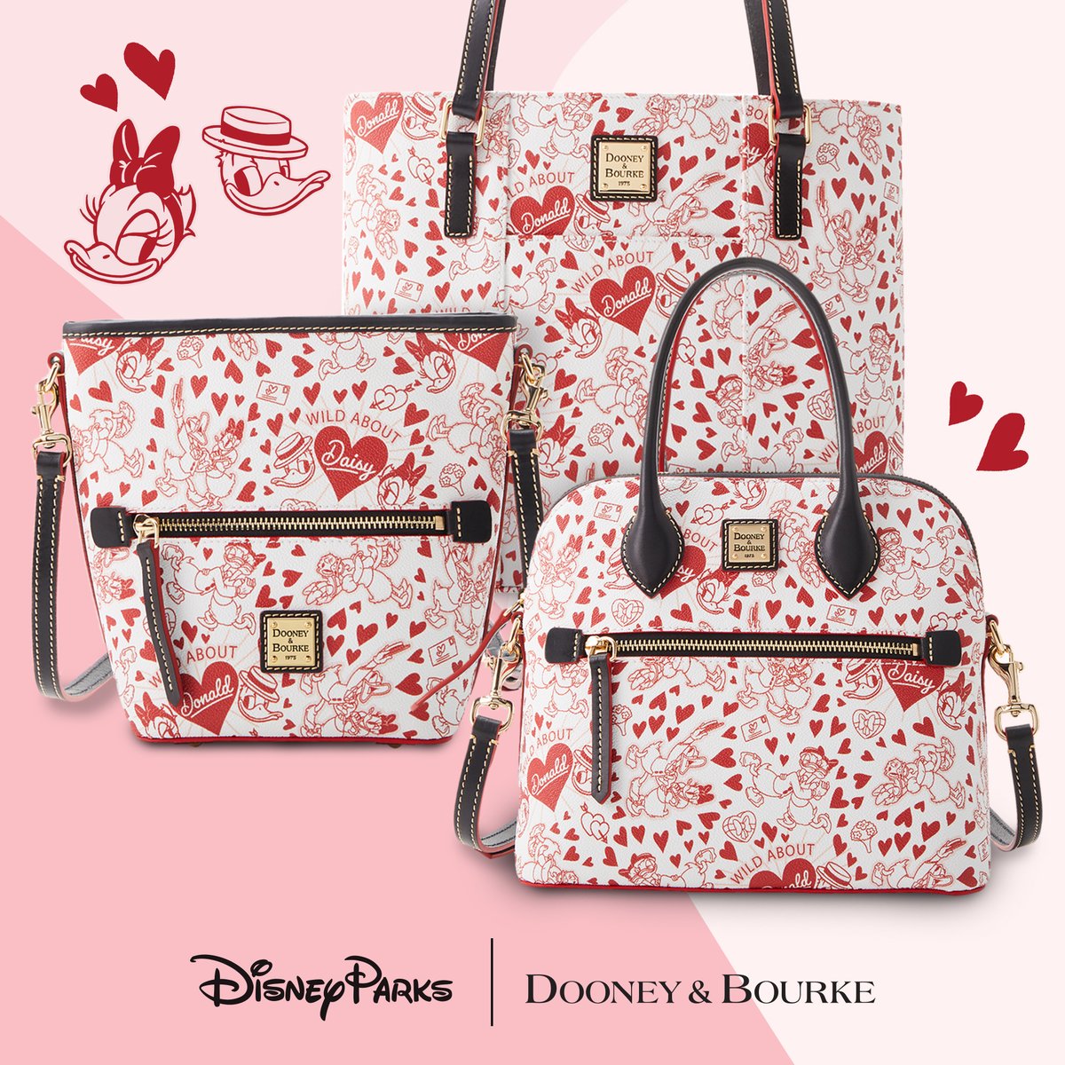 Donald Duck and Daisy Duck Dooney and Bourke has dropped. Say that five times fast. di.sn/60143VzN2