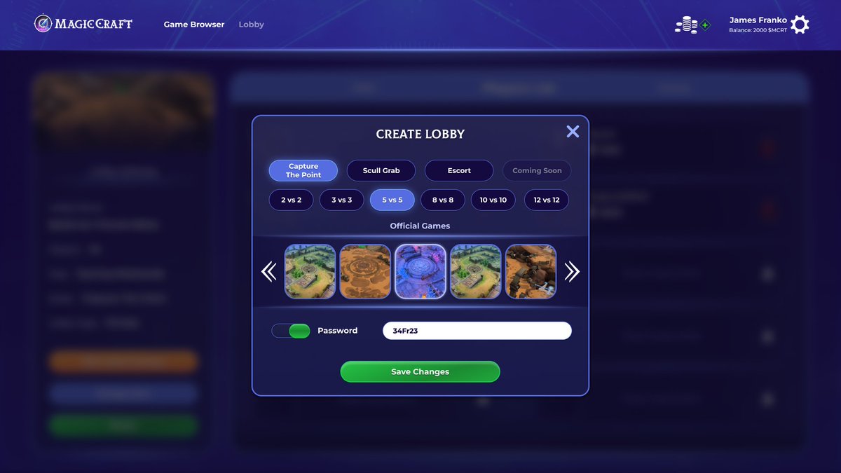 MagicCraftGame's tweet photo. 📣 MagicCraft’s Web3 release coming Jan 25th with amazing features!🚀

Create your own tournaments &amp; invite friends. Fully automated with our Web3 Game Lobby system.🎮

Keep watching our socials for the latest!👇

https://t.co/pMCdku3EWQ 

#MagicCraft #NFTGaming #p2e $MCRT https://t.co/RILrmsxHt2
