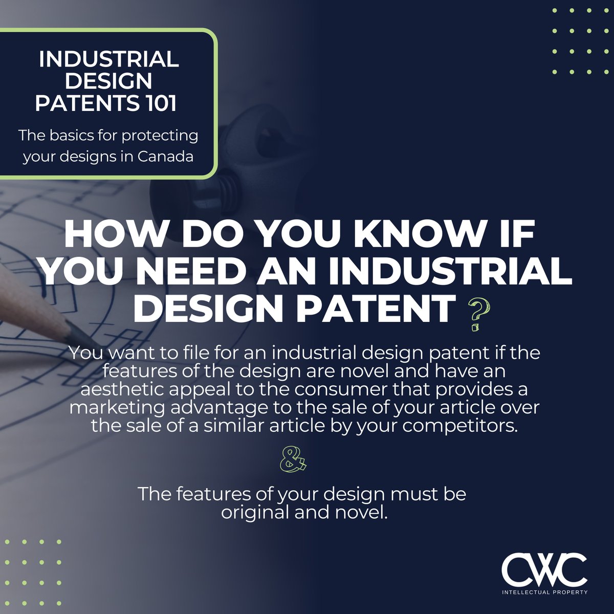 wilsonpatents's tweet image. #DESIGNS101: HOW DO YOU KNOW IF YOU NEED AN INDUSTRIAL DESIGN PATENT?
For more information visit our website (link in bio). 
#designs #designprotection #industrialdesigns #designpatents #IntellectualProperty #IP #Ipfirm #patentfirm #patentagent