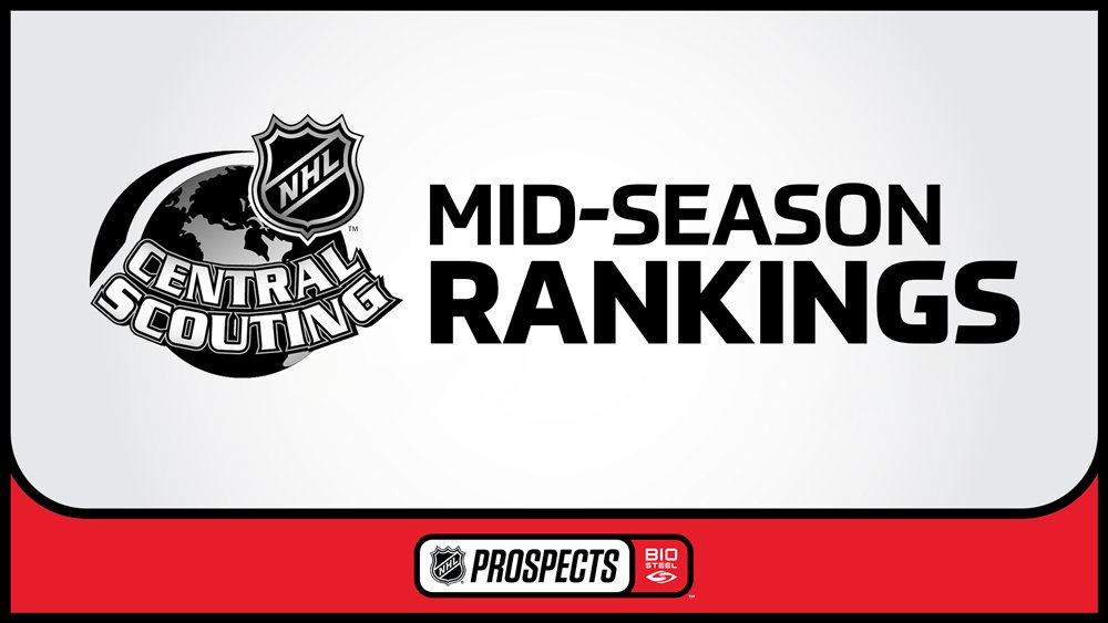 The NHL Central Scouting Midterm Rankings are now available on NHL.com – 2023 #NHLDraft