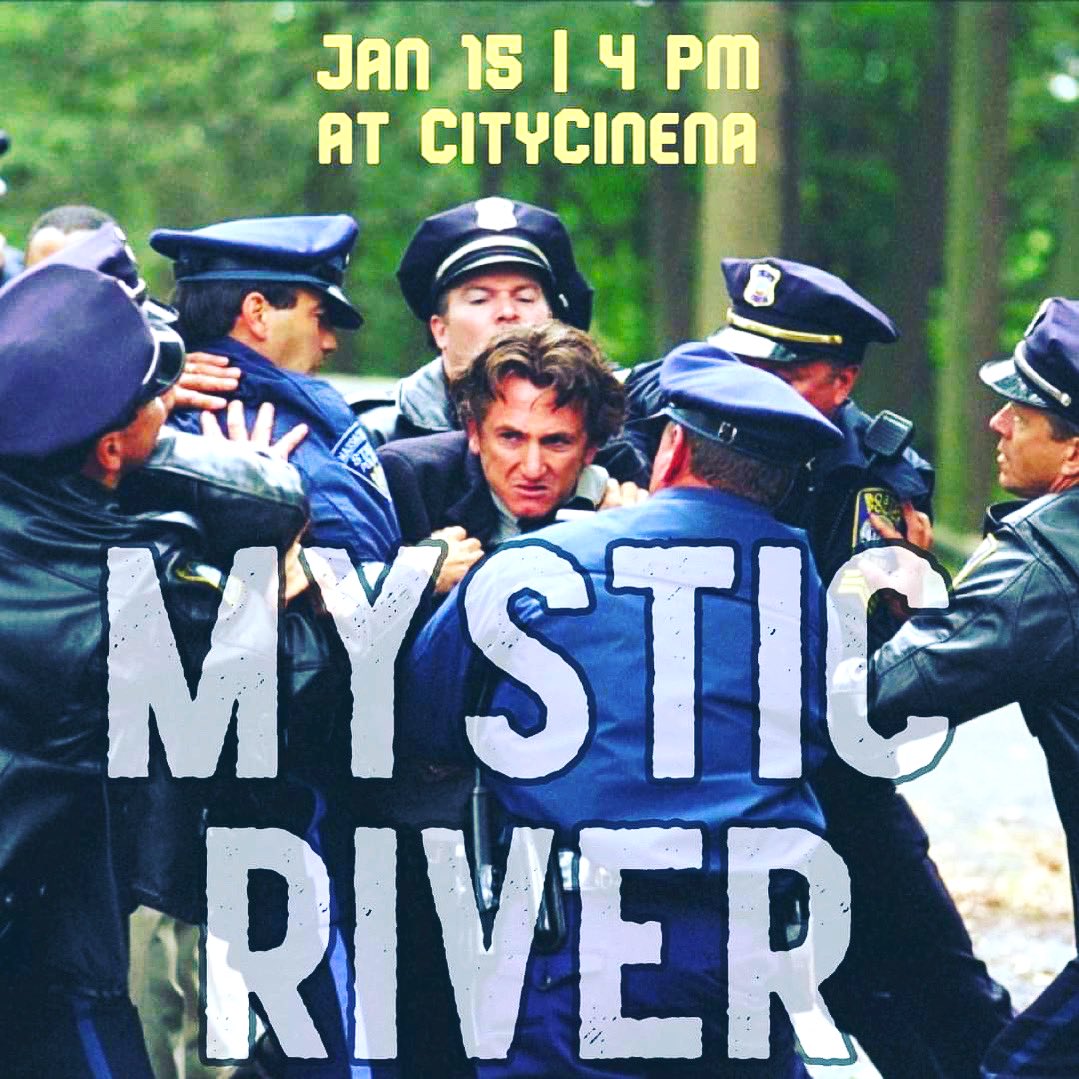 This Coming Sunday, Jan 15 at 4pm, Mystic River, starring Sean Penn &amp; Tim Robbins, will be shown at <a href="/city_cinema/">City Cinema</a>
Tickets at the door or online (bit.ly/3CIMLgf)

*discount tickets for students

Sponsored by <a href="/hollywoodsuite/">Hollywood Suite</a>.

#pei #charlottetown <a href="/Downtown_Chtown/">Downtown Ch'town,PEI</a>