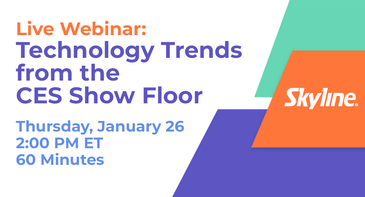 Register Now: bit.ly/3ZybZI4
What were the hottest trends at #CES2023? We sent our #tradeshow #technology experts to the show to find out! Join us for a LIVE webinar to learn about the insights &amp; best practices for creating an engaging experience for your audience