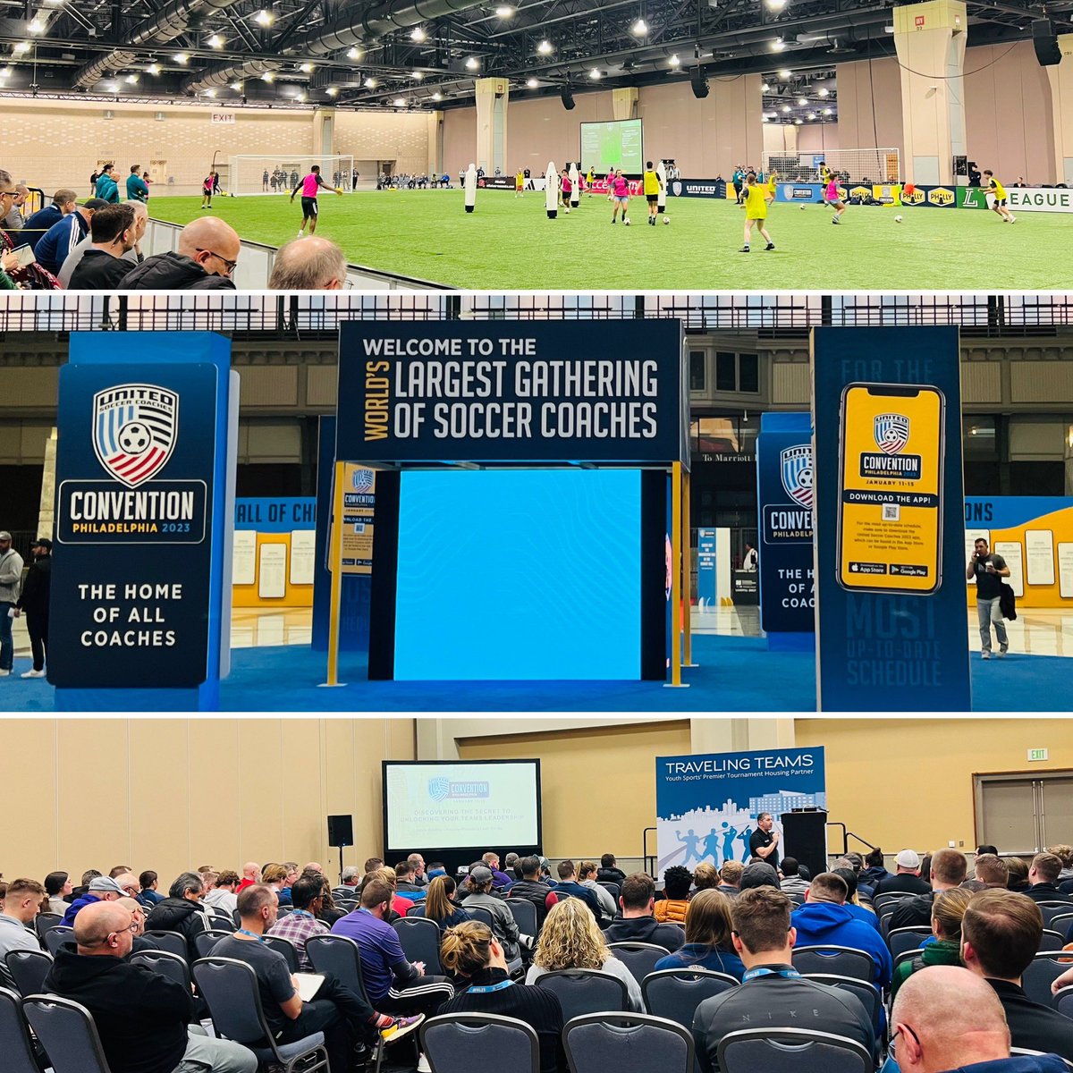 BU_WSoccer's tweet image. Always investing in being the best coaches we can be for our players. Enjoying a week in Philadelphia at the annual United Soccer Coaches convention ⚽️
#alwayslearn #soccer #coachingeducation