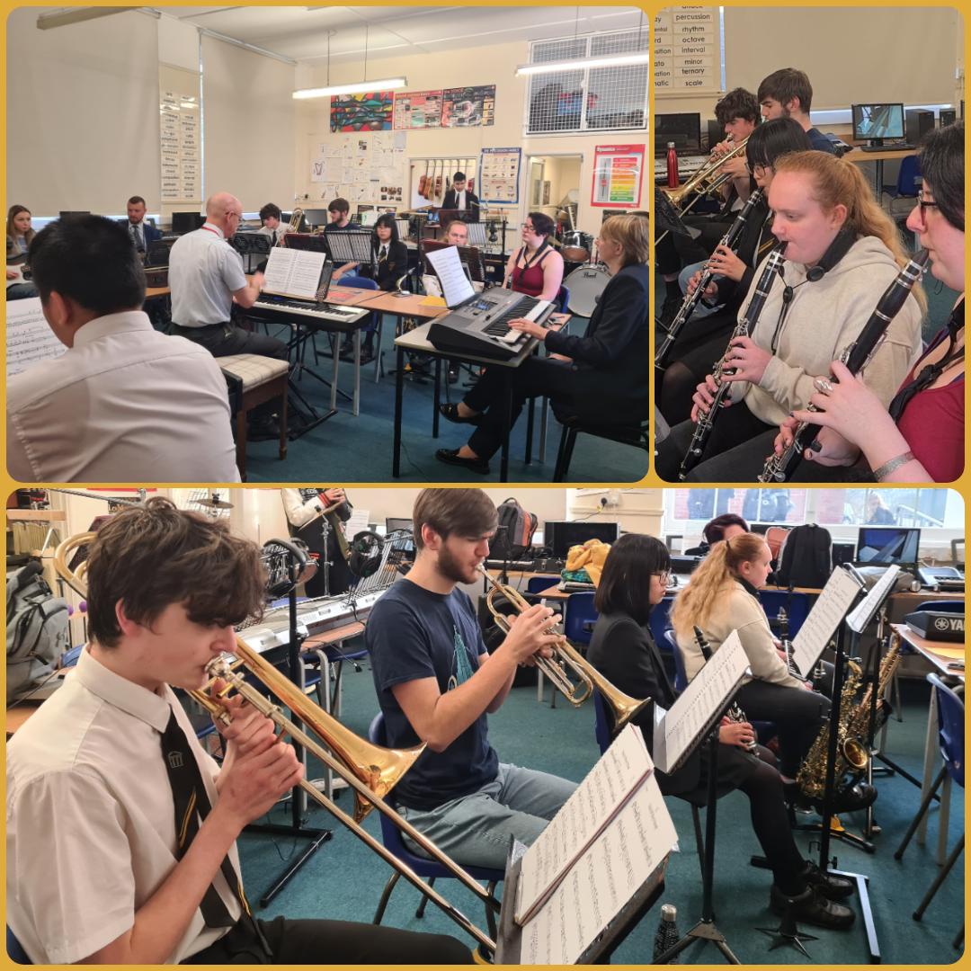 HelesCPA's tweet photo. Popped along to Band Call after school today. We are so lucky to have our own @HelesSchool orchestration for Fame
🎼🎸🎺🥁🌟
Tickets for Fame are available from Hele's School Reception.
#teamheles
#fame
#learnhowtofly
@Cartwrightmus
@HelesDrama
@AAyres_Heles
@High_Heles https://t.co/YWV4lEteCv