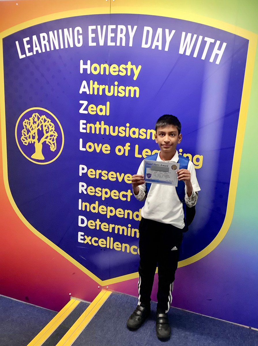 MrsMaxwellHCPS's tweet photo. We’re so proud of this member of #ExcellentElephants @HazelSchool . One of our newer members of the class and is already displaying so many #HazelPride attributes - especially DETERMINATION, INDEPENDENCE and RESPECT! Well done!! @MrsWestwoodHCPS https://t.co/RaP9C04PDC