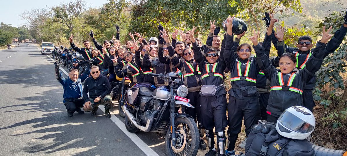 pruthaaa_patel's tweet photo. #75yearsofNCC
Riders finally shifted their gears from training to execution. The journey for #NCCJawaMotorcyclerally began with a testing ride of 157 km reaching Dandi.

@HQ_DG_NCC
@DefencePRO_Guj
@CMOGuj
@GovernorofGuj
@ArvindKapoorTYG
@NCC_Dte_Gujarat https://t.co/GLOlXkd2pV