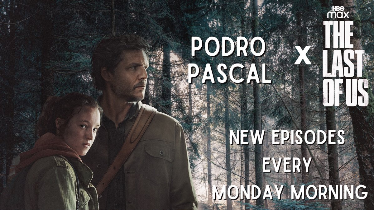 PodroPascal's tweet photo. Are you guys ready for weekly episodes? We are! 
Come hang out with us every Monday morning after new episodes of @TheLastofUsHBO air on Sunday nights! Make sure to follow us on:
Spotify: https://t.co/US3gtNZZhW
Apple: https://t.co/vpjOjyJUe0
YouTube: https://t.co/LsoJcCB7nG https://t.co/CKizIyU2si