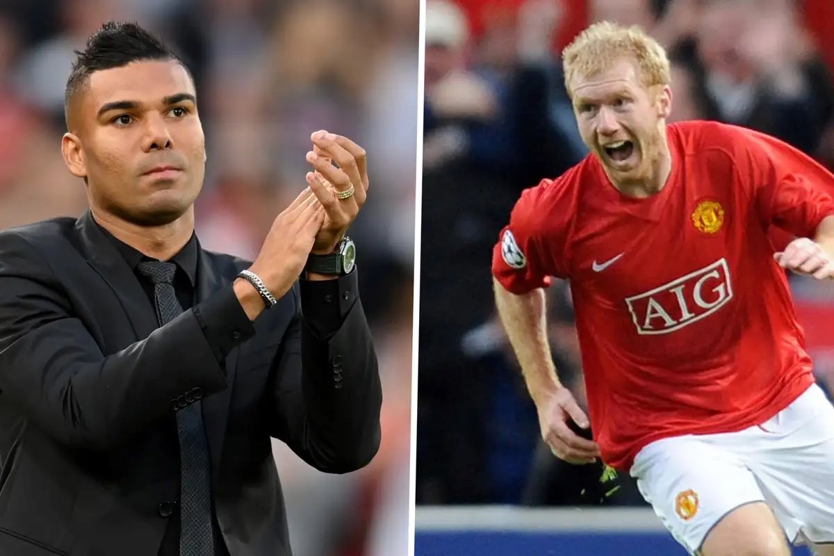 ZaidBalll's tweet image. Casemiro on which #mufc player he admired: "A very easy question, it would have to be Scholes. He’s a player I admired a great deal as a child. I’ve mentioned this on numerous occasions, not just because I’m here now, I used to say this when I was at Real Madrid." [via MEN]