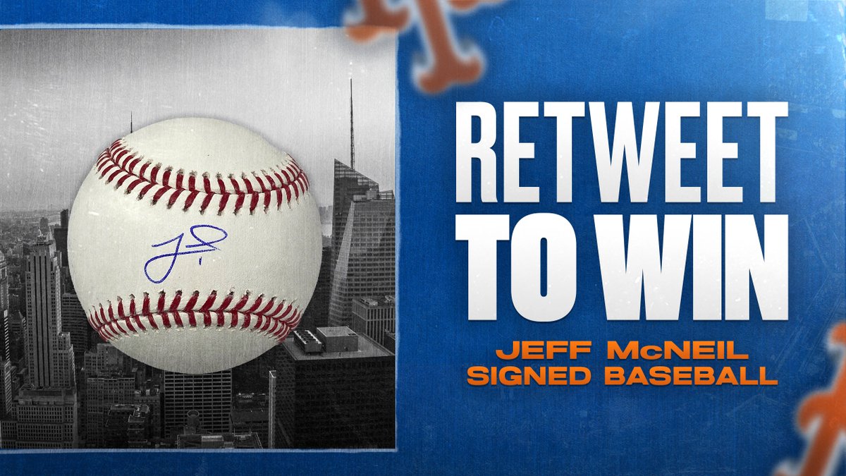 How ‘bout a giveaway in honor of the batting champ? 🐿 𝗥𝗧 𝘁𝗵𝗶𝘀 for your chance to win a baseball signed by @JeffMcNeil805!