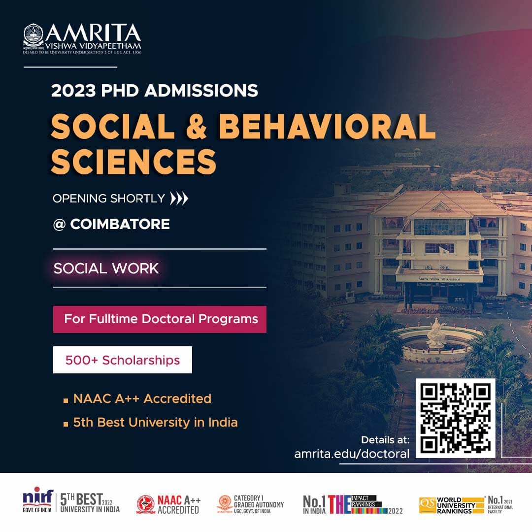 Amrita PhD Admissions (@Amrita_phd) / Posts / X