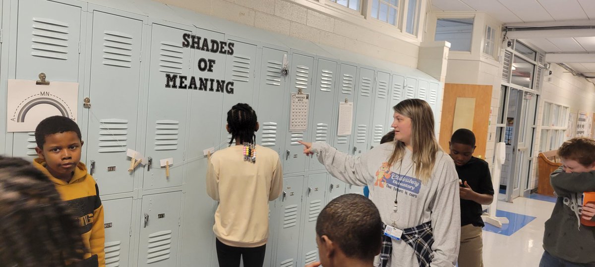 <a href="/mrsmorris_lrs/">Mrs. Reynolds-Morris</a> modeled a shades of meaning mini lesson with my homeroom this morning.  I was happy to practice with my afternoon block while the class took a restroom break 🙃 #shadesofmeaning #CESTigerCubs <a href="/cburgelem/">ChildersburgElem</a> <a href="/TCBOE/">Talladega Co Schools</a>