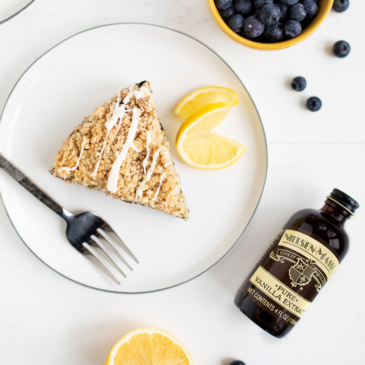 If you’re new to vegan baking, give this vegan blueberry lemon coffee cake a try. ​

Our Pure Vanilla Extract complements the flavors of the batter and crumble topping to make this just as tasty as any coffee cake out there. ​

bit.ly/3Is88Gv