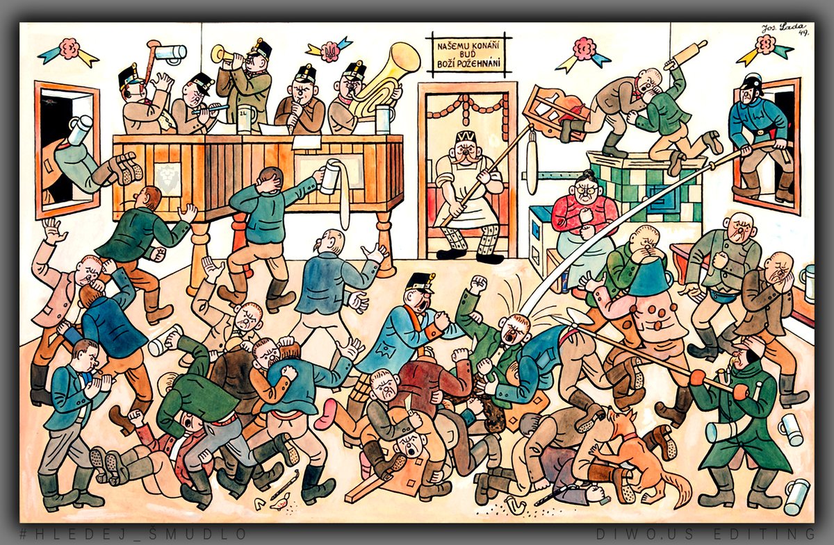 ...v napjaté chvíli odlehčíme a dáme si zas jedno
#hledej_šmudlo🔍

Najdi 11 věcí, které do Ladovy volební hospody zjevně nepatří.

(Jako vždy kontrolu prosím do DM, ať to nekazíme ostatním.
Výsledky si dáme zítra.
A druhou hospodu už mám připravenu pro případné 2. kolo. 😉)