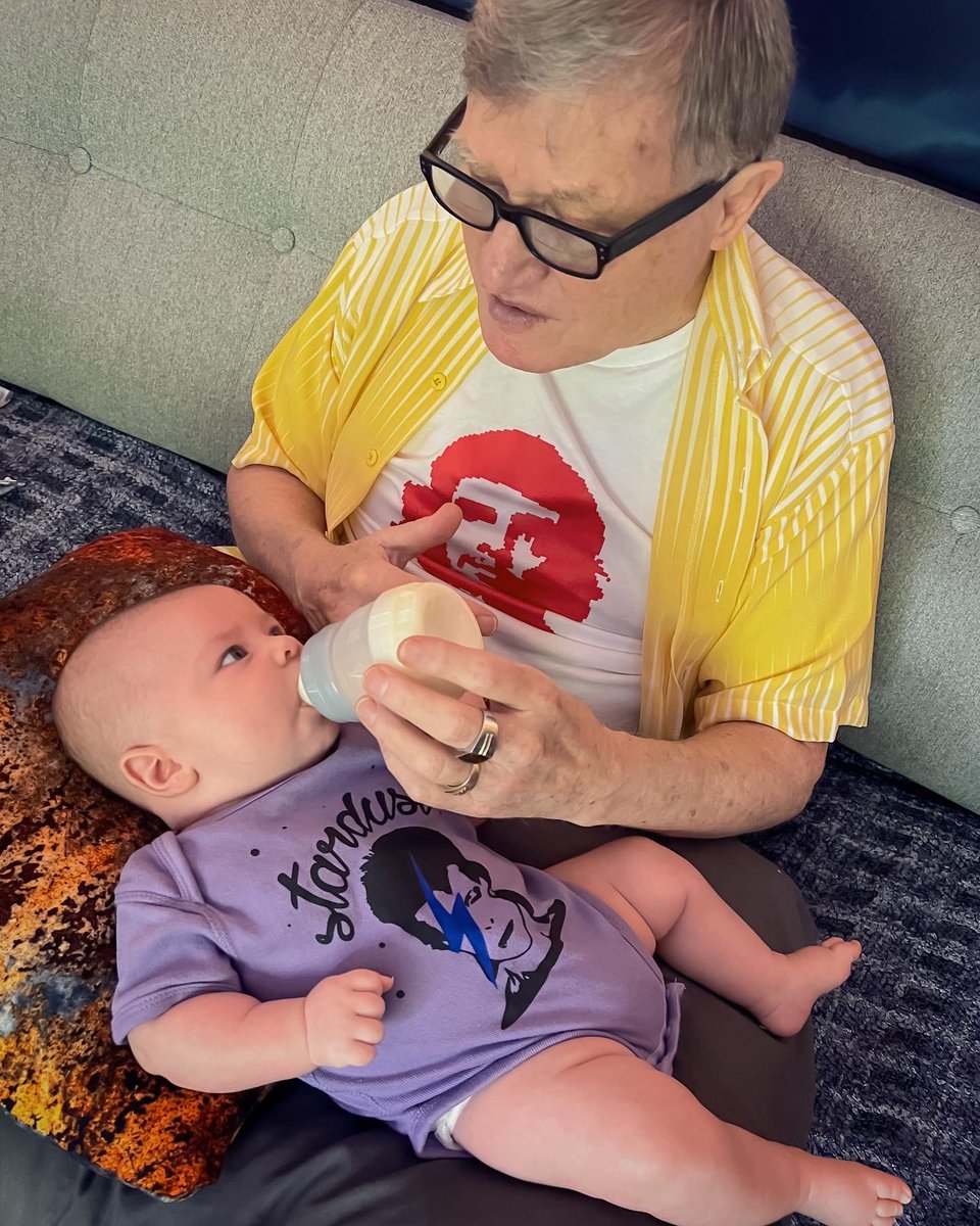 Said goodbye to my Dad Wednesday. An eccentric, hard rocking, self-proclaimed “fool on the hill” &amp; longtime personality of downtown Seattle. Grateful he was thriving last year to spend time w/ his grandson iO. Meant the world to him in his final days, and he departed fulfilled.🖤