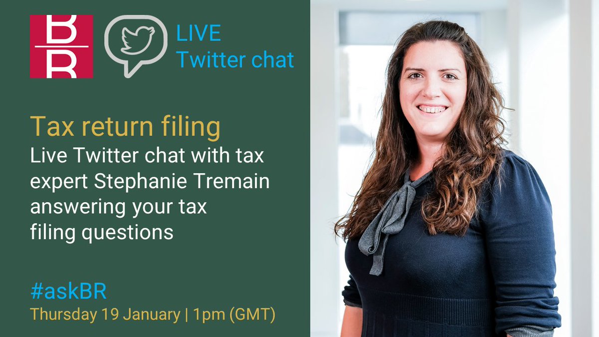 BlickRothenberg's tweet photo. LIVE Twitter Budget Q&A 💬 – Thursday 19 January | 1pm (GMT)
With reports of long delays & issues getting through to HMRC we’re holding a Live Twitter Q&A giving you the chance to ask our expert Stefanie Tremain your tax return filing questions.
DM your questions or #AskBR https://t.co/YRuIePTZhz