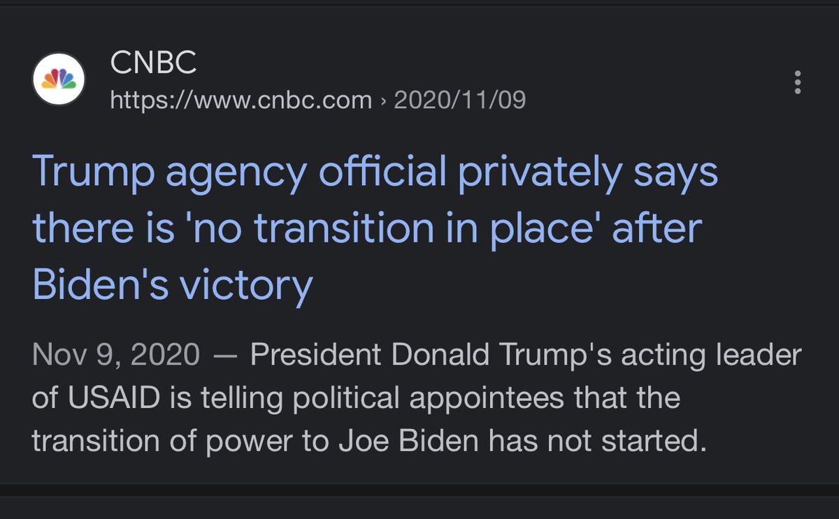 archivedpark's tweet photo. @BarbMcQuade Agreed — and you know, it’s not like Biden had any transition help from the Trump White House, or anything… https://t.co/YjdoSSuKMX