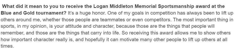 BballLiberators's tweet photo. Brad Hadank is an example of a JUICEFUL DUDE!  
Excellent Student
CARES about others
STRIVES to do his best in all things
We are proud of Brad being awarded the Logan Middleton Memorial Sportsmanship Award 

Below are some comments from local paper
Thanks for the lesson DANK! https://t.co/cVrHrqFSTM