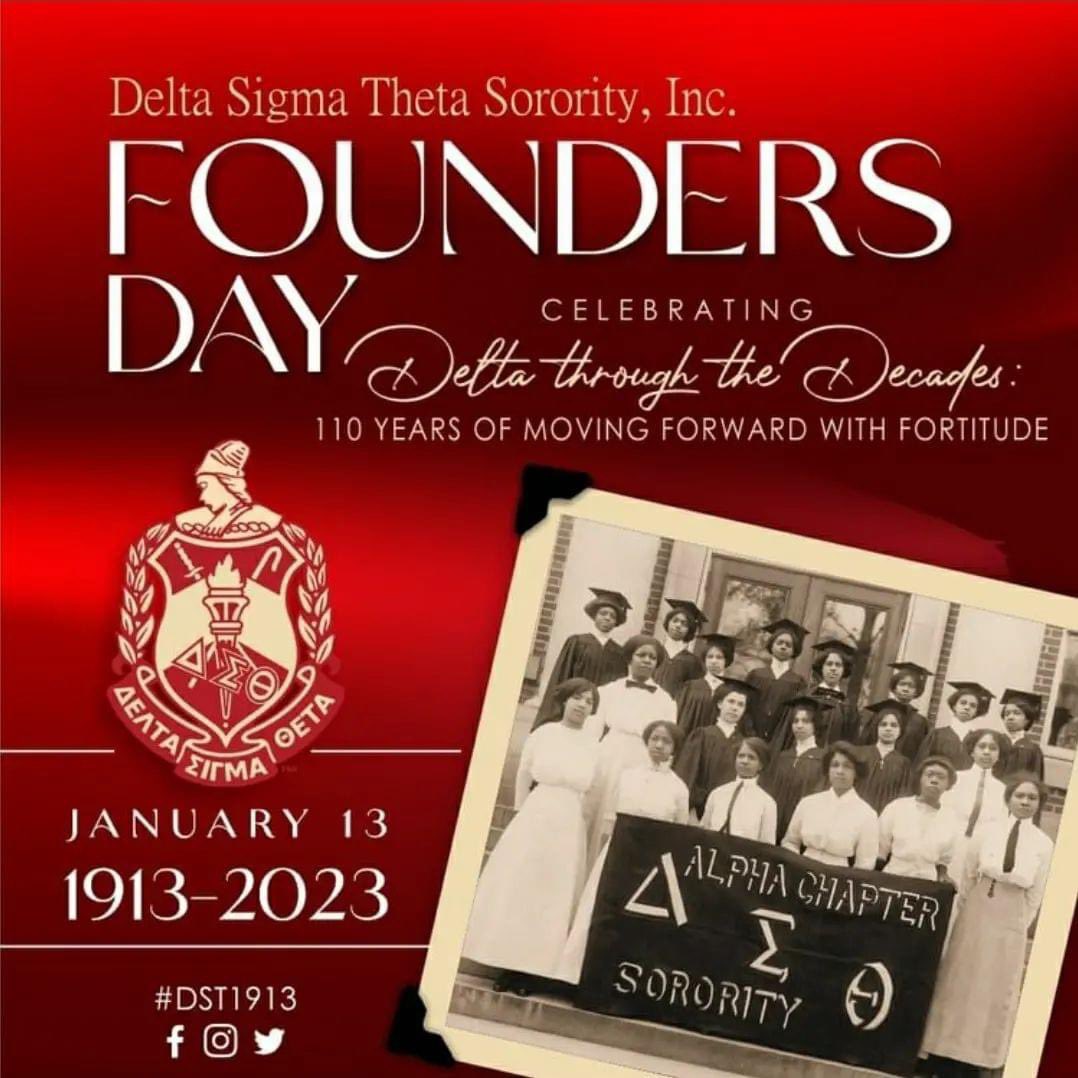 dr_cshepard's tweet photo. Happy Founders Day to my beautiful Sorors ๐บ๐. Oh to be a Delta girl ๐บ๐บ๐บ #DecadesofDST #DST110 #J13 #12 #TCACMade #13DivasOfDistinction #TCACPaid #ChapterPresident https://t.co/NyAkNKNyjF