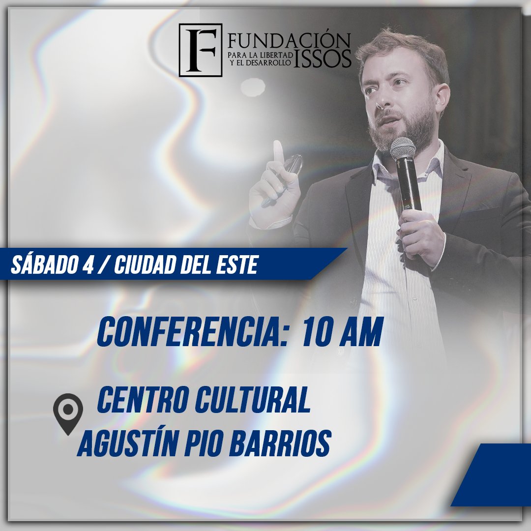 IssosParaguay's tweet photo. 📣 ¡La Fundación Issos para la Libertad y el Desarrollo siempre a la vanguardia defendiendo las ideas de la libertad!
¡Por eso te traemos al más importante intelectual de la #BatallaCultural
¡ @AgustinLaje en Paraguay! 🇵🇾
#agusntinlaje
#issos
#libertad
#nuevaderecha https://t.co/WkfPh8P9sE