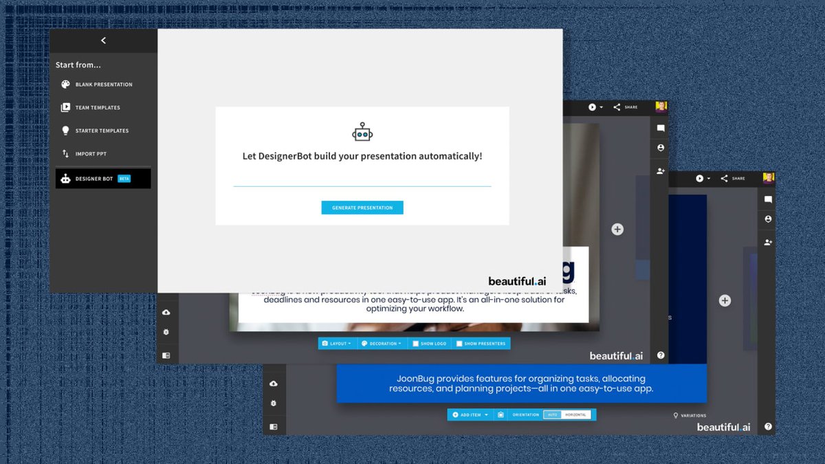 inspiredmoneyfm's tweet image. New generative AI tool instantly builds PowerPoints and presentation decks dlvr.it/SgqxSL | @FastCompany #GenerativeAI #PowerPoints #PresentationDecks #FastCompany